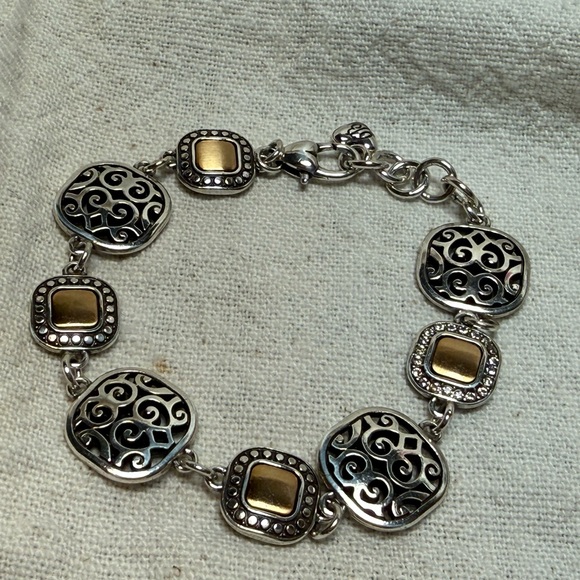 Brighton Jewelry - Elegant Silver and Gold Bracelet